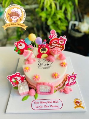 Bánh gấu dâu 3