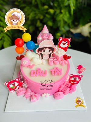 Bánh gấu dâu