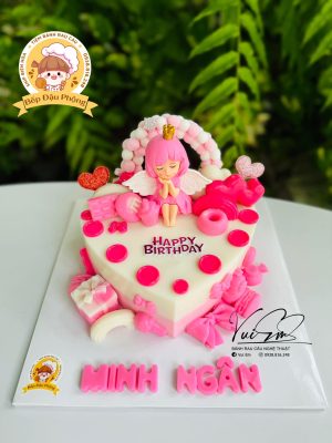 Bánh bé gái 20cm