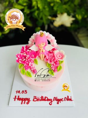 Bánh bé gái 18cm