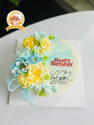 Kết hoa xanh 18cm