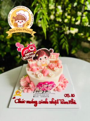Bánh bé gái 18cm