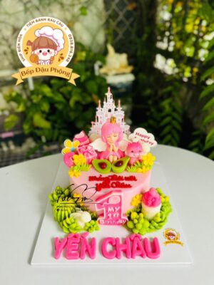Bánh bé gái 18cm