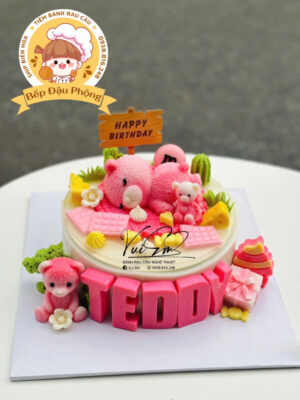 Bánh gấu teddy 20cm