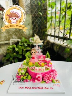 Bánh lâu đài 21cm