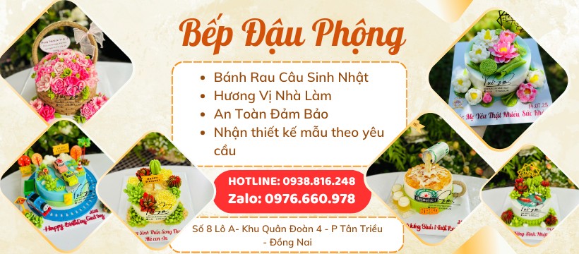 Bánh Rau Câu SInh Nhật Biên Hoà - Bếp Đậu Phộng 