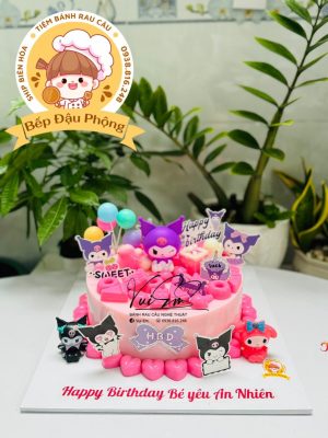 Bánh Rau Câu Kuromi 24cm