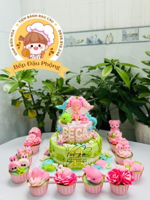 Sét bánh 2 tầng 20-14cm