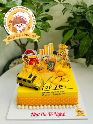 Bánh rau câu cúng khai trương 22cm