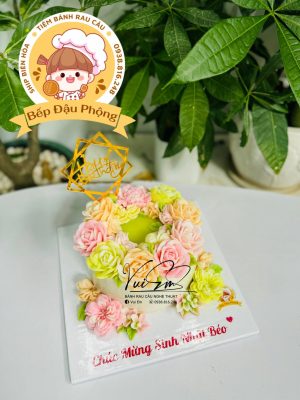 Bánh kết viền hoa 16cm