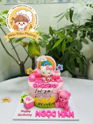Mẫu bánh rau câu sinh nhật bé gái tại Biên Hoà