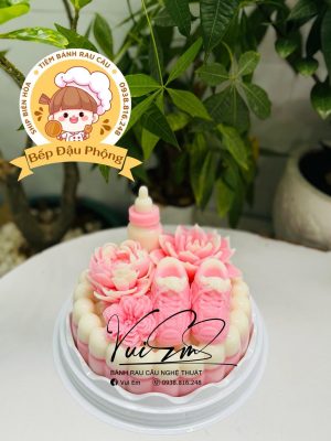 Bánh rau câu cho mâm cúng bé gái