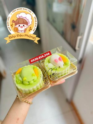 bánh rau câu trung thu nhân bánh flan