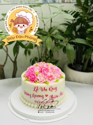 Mẫu bánh rau câu cho ngày cưới